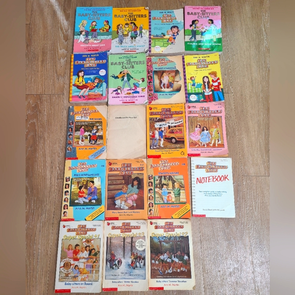 Lot of 11 The Babysitters club books vintage & newer copies preowned